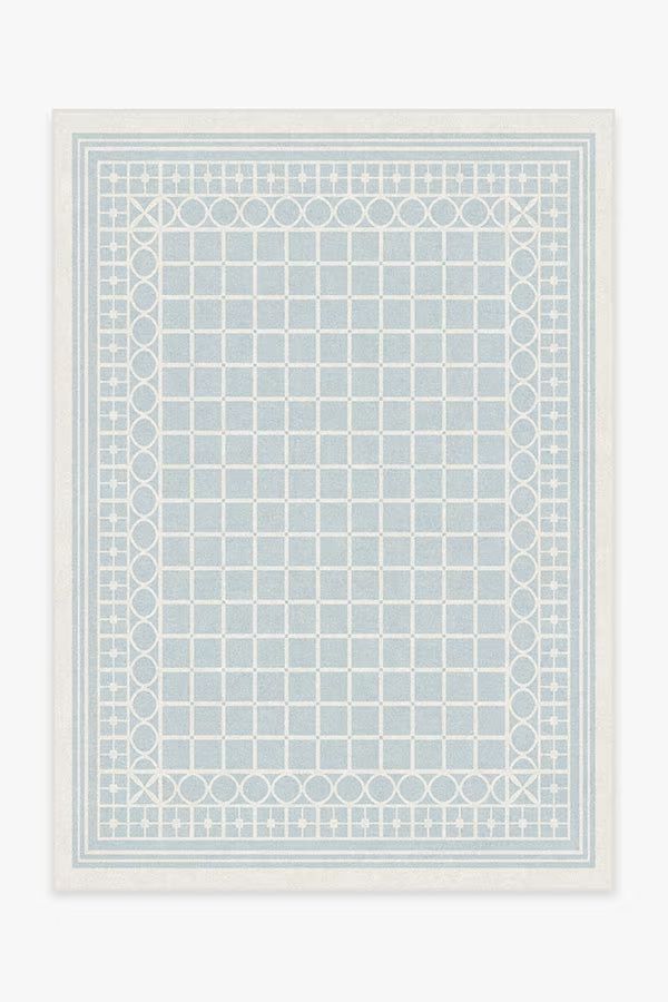 Gray Malin Palm Beach Powder Blue Premium Rug | Ruggable