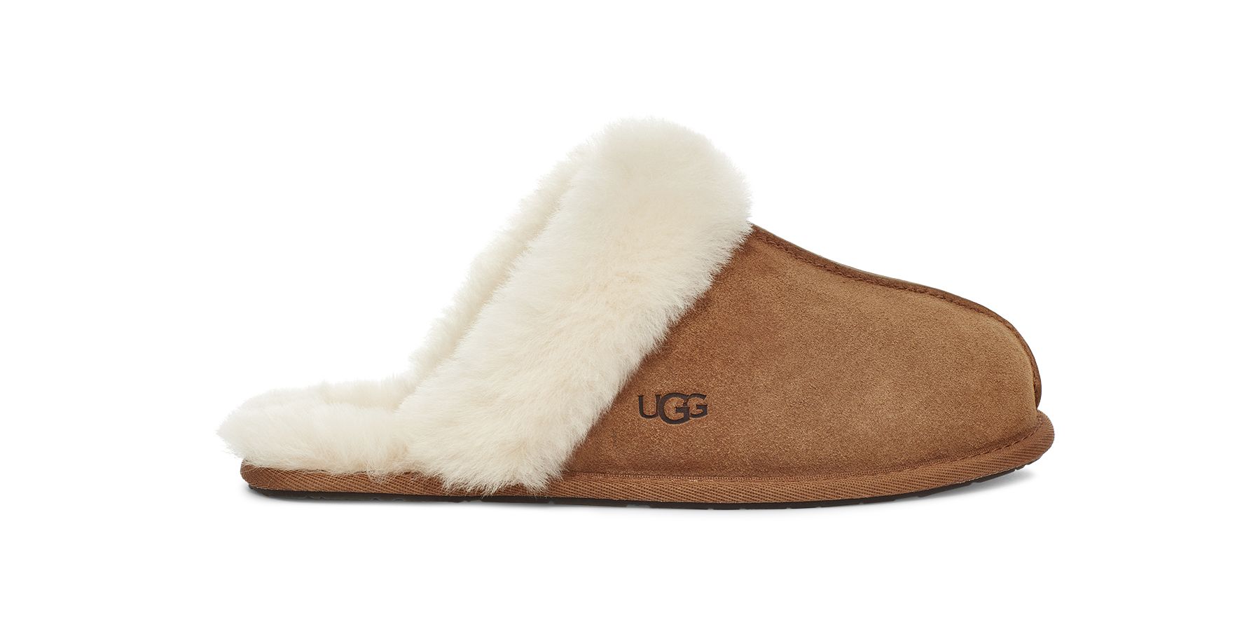 UGG Women's Scuffette II Suede Sheepskin Slipper in Brown, Size 6 | UGG (US)