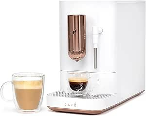 Café Affetto Automatic Espresso Machine + Milk Frother | Built-In & Adjustable Espresso Bean Gri... | Amazon (US)