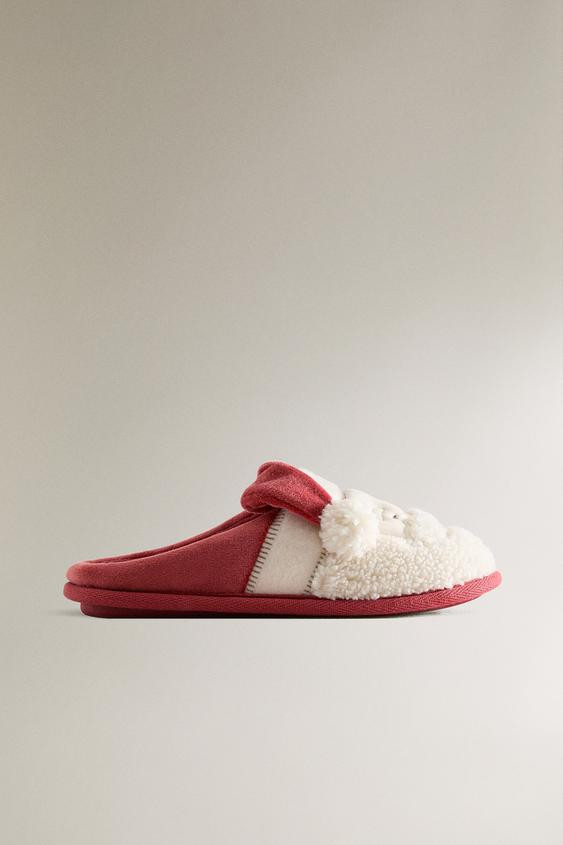 CHILDREN'S CHRISTMAS SANTA CLAUS SLIPPERS | Zara US