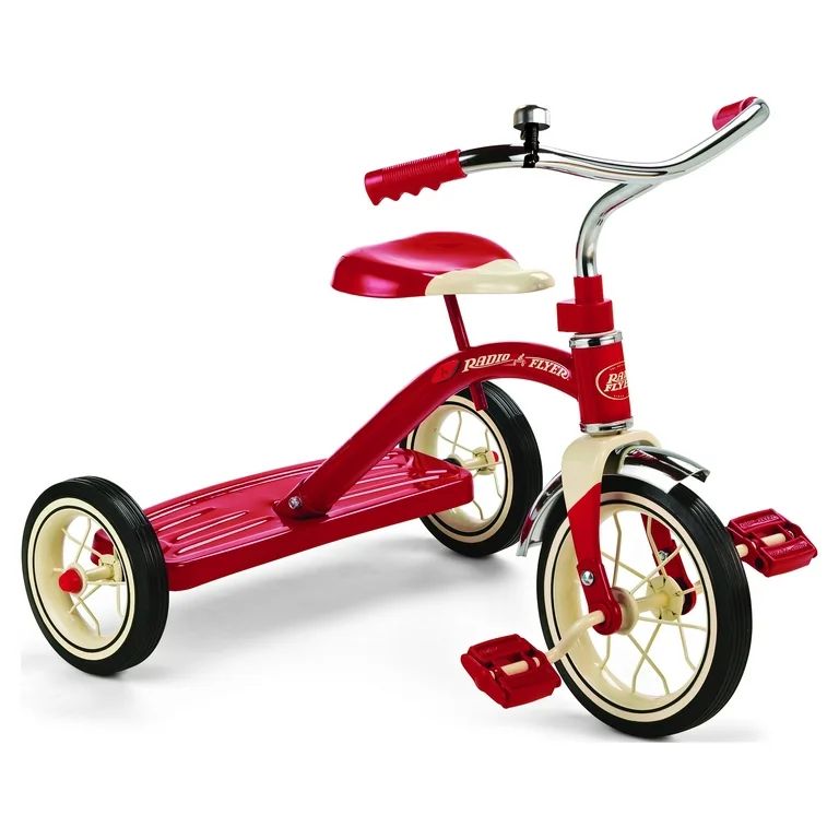 Radio Flyer, Classic 10 inch Tricycle, Rubber Tires and Steel Frame for Boys and Girls | Walmart (US)