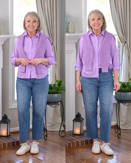 This beautiful purple color is trending for spring!🌷✨

#LTKmidsize #LTKSeasonal #LTKstyletip