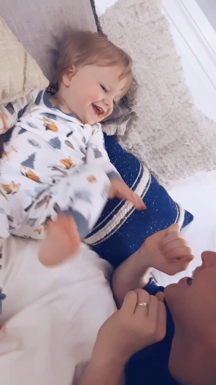 and then Ofcourse the nightly giggles 🤭 with “Dada” in our cute new fall pjs hehe 🥰 I LOVE THEM SO MUCH !!! 🥹🤍

#LTKbaby #LTKfamily #LTKhome