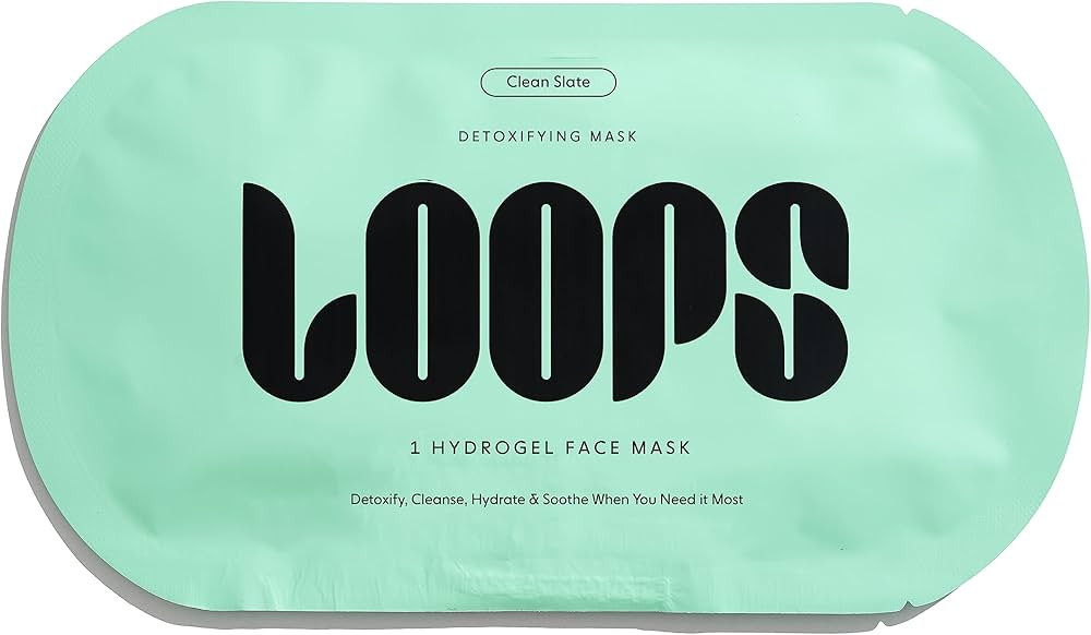 LOOPS CLEAN SLATE - Detoxifying Hydrogel Face Mask - Detoxify, Cleanse and Soothe When You Need I... | Amazon (US)