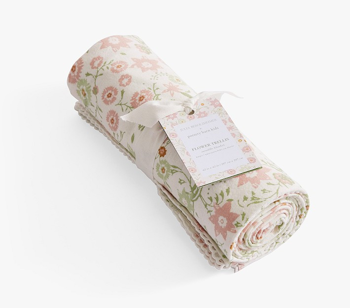 Julia Berolzheimer Flannel Swaddle | Pottery Barn Kids