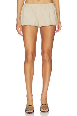 LIONESS Odette Bloomer Short in Beige. - size L | Revolve Clothing (Global)