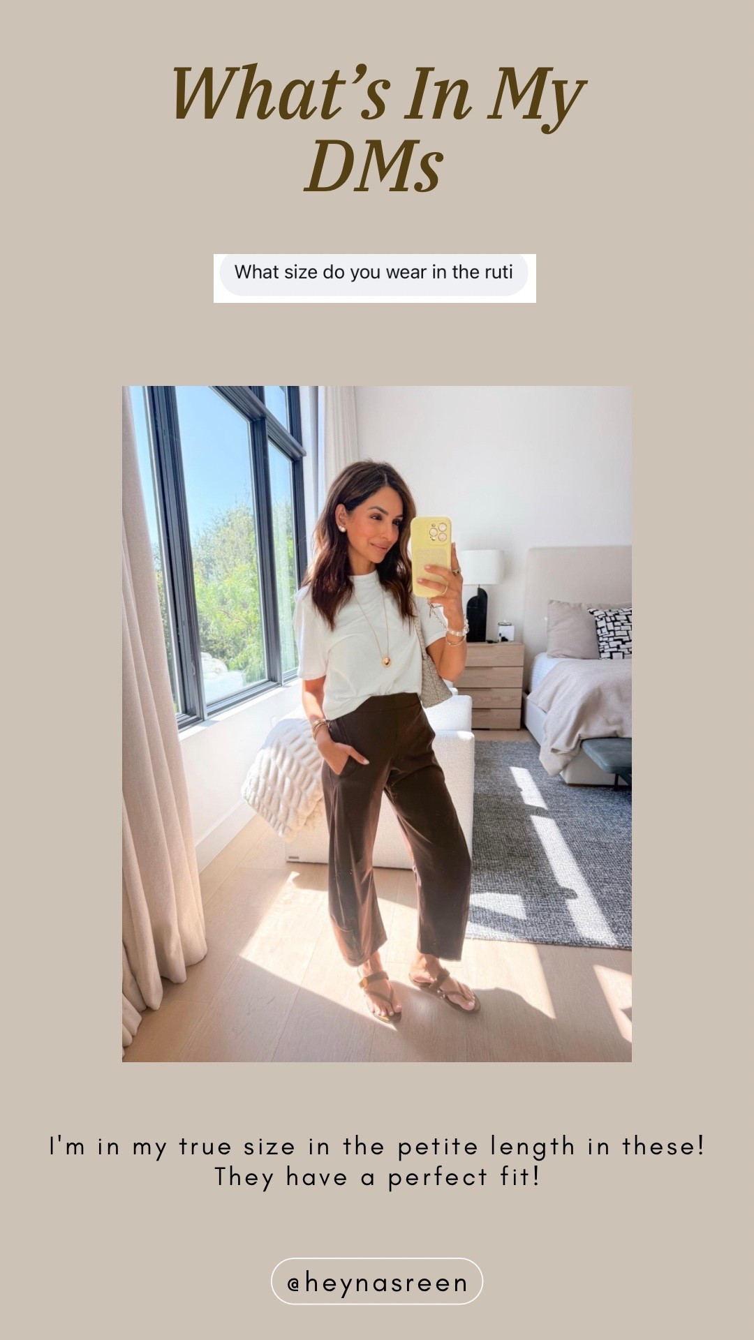 I love these lightweight pants, I'm in 0p for size reference ! I have them in 3 colors now, so great for travel, errands, mom life etc!