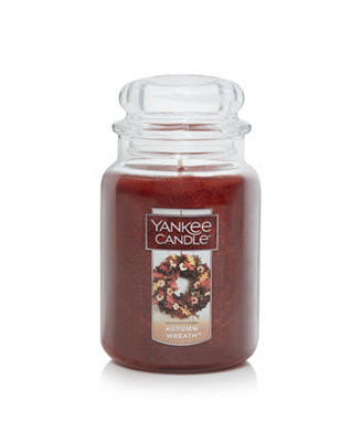 Yankee Candle Autumn Wreath - Original Large Jar Scented Candle, 22 oz. - Macy's | Macy's