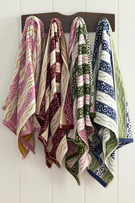 Ivy Cotton Woven Stripe Towel Collection | Anthropologie (US)