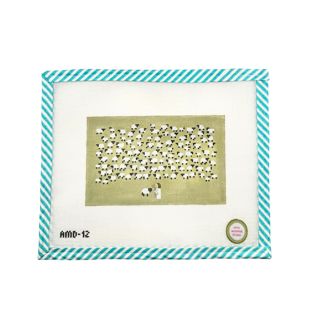 Sought the One (18 Mesh) | Atlantic Blue Canvas