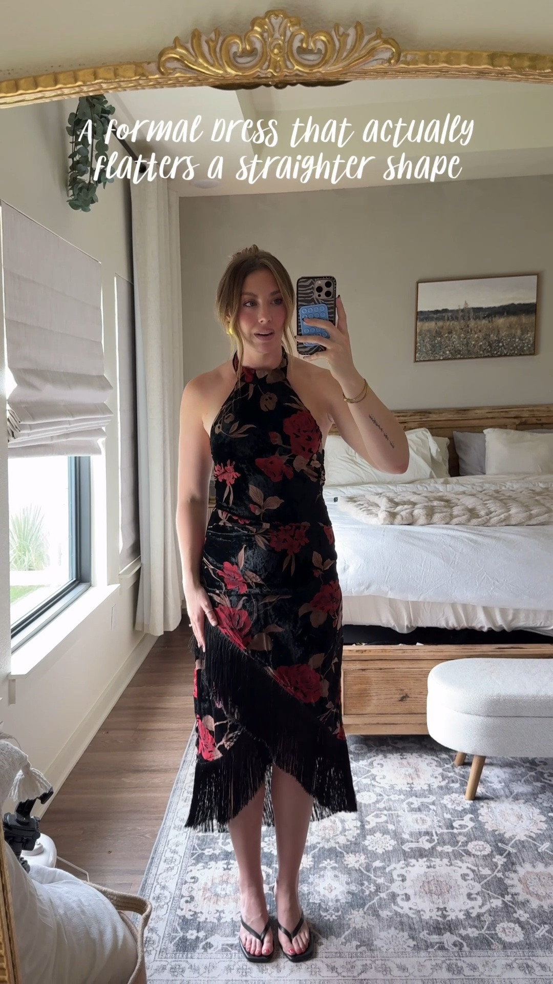 I felt so stunning in this dress! Soo flattering for rectangle bodies & hugs in all the right areas! I’m 510 wearing a small! 

Code: MACYMS35 saves you 35% off at checkout!