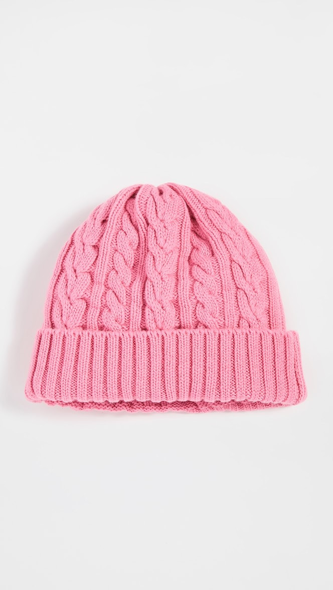 Cable Knit Cashmere Beanie | Shopbop