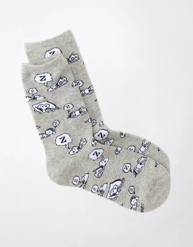 AE Snoopy Crew Sock | American Eagle Outfitters (US & CA)