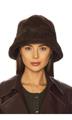 The Uptown Faux Fur Bucket Hat
                    
                    Adrienne Landau | Revolve Clothing (Global)