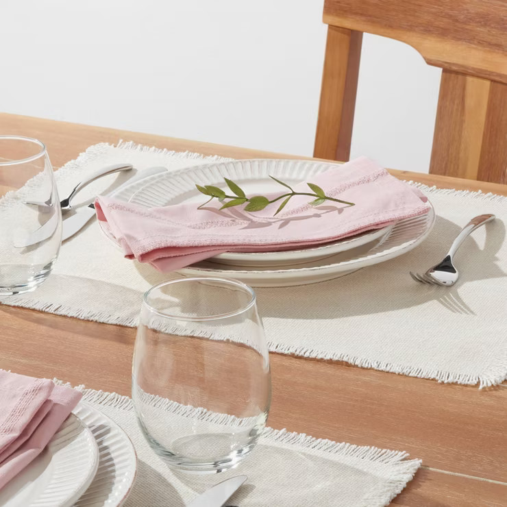 2pk Cotton Napkins Pink - Threshold™ | Target