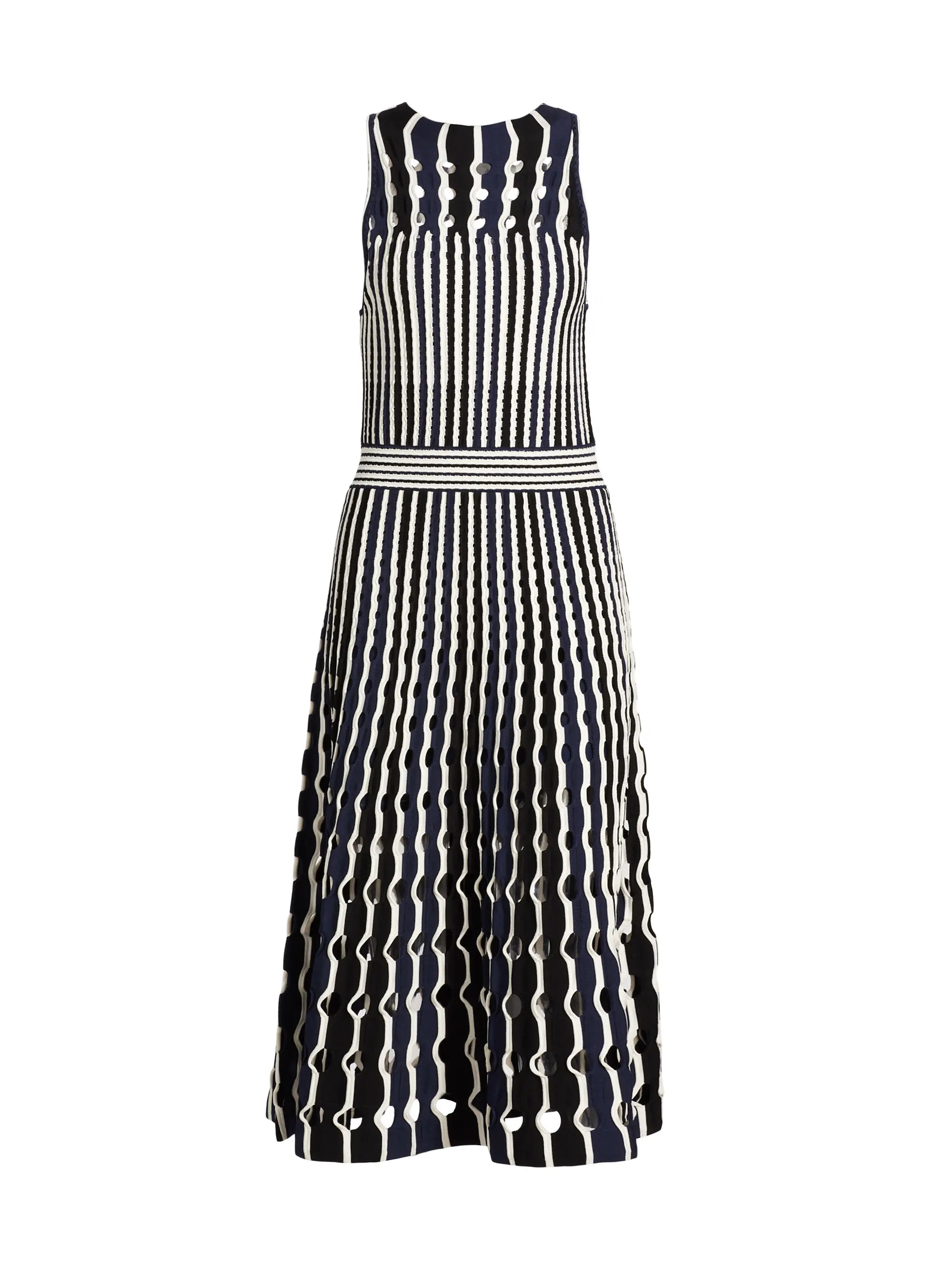 Nash Stripe Punchout Midi-Dress | Saks Fifth Avenue
