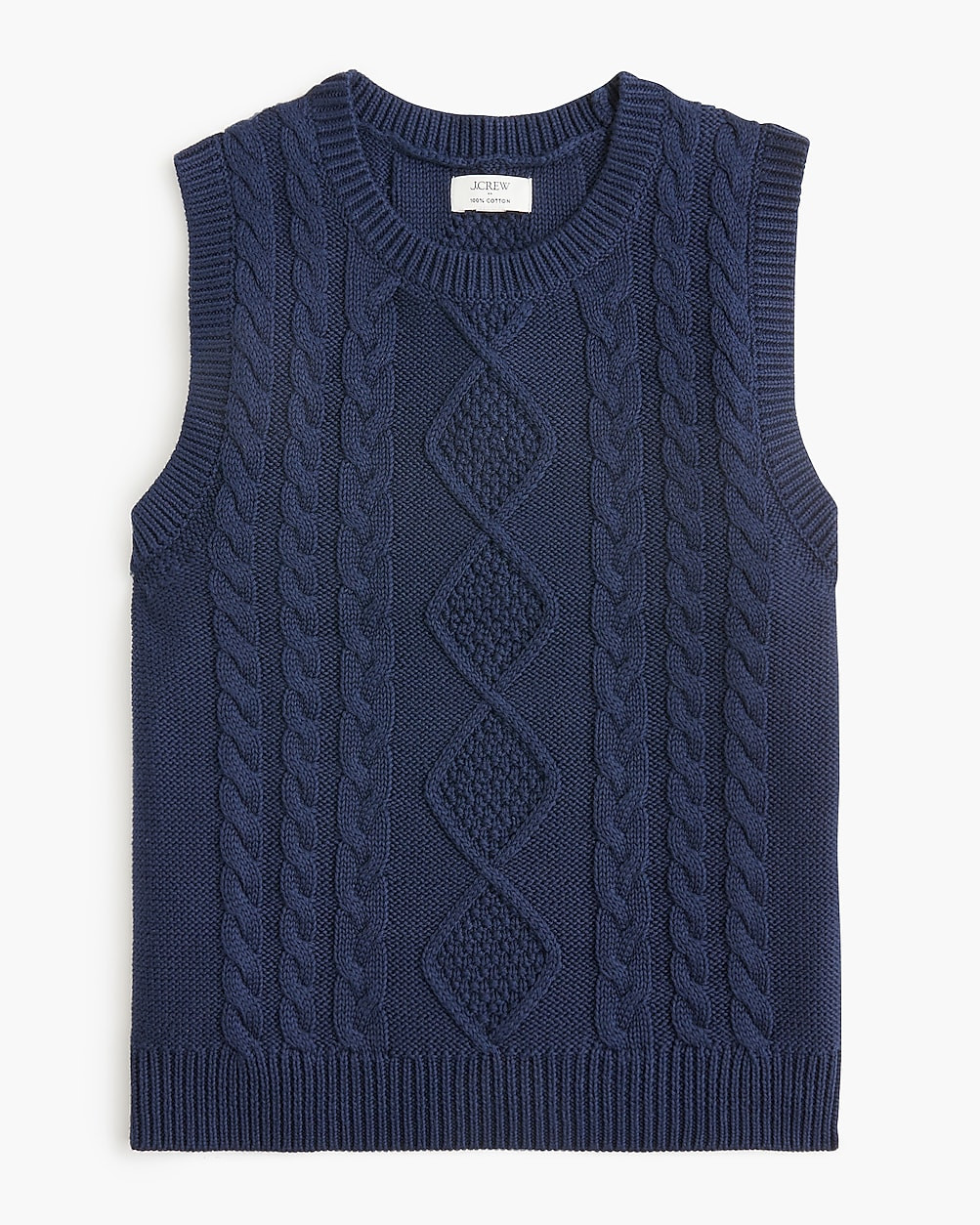 Cable-knit sweater-vest | J.Crew Factory