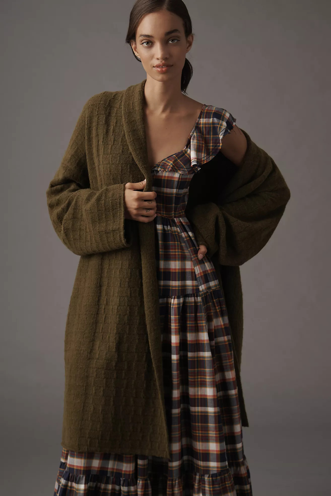 The Mariel Longline Cardigan Sweater: Textured Edition | Anthropologie (US)