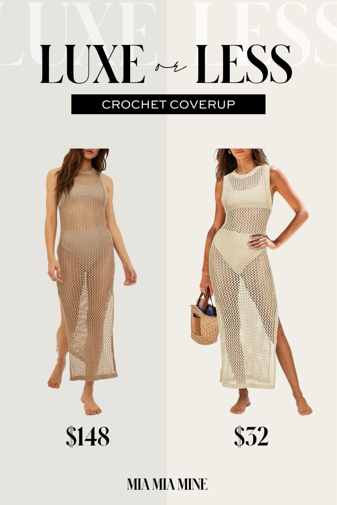 Save vs splurge
Crochet coverup dress
Resort wear picks 

#LTKTravel #LTKSwim #LTKFindsUnder100