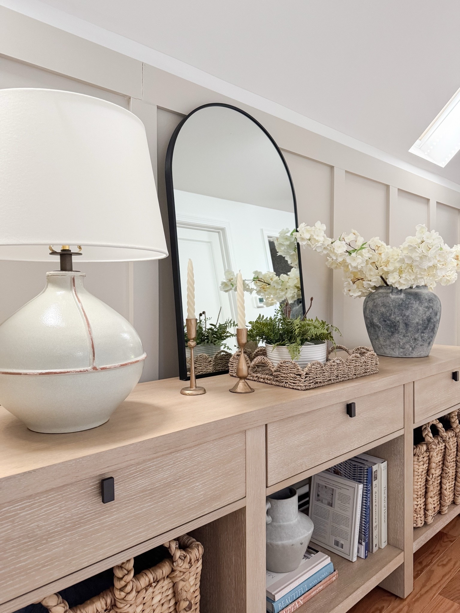 This pottery barn sideboard adds storage and texture while elevating the entire space. coastal storage furniture, sideboard buffet, woven furniture, neutral home decor, coastal interiors, timeless furniture, home organization, living room styling, sherricalnanhome

#LTKHome
