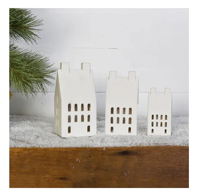 Holiday House with LED, Three Size Options | The Nested Fig