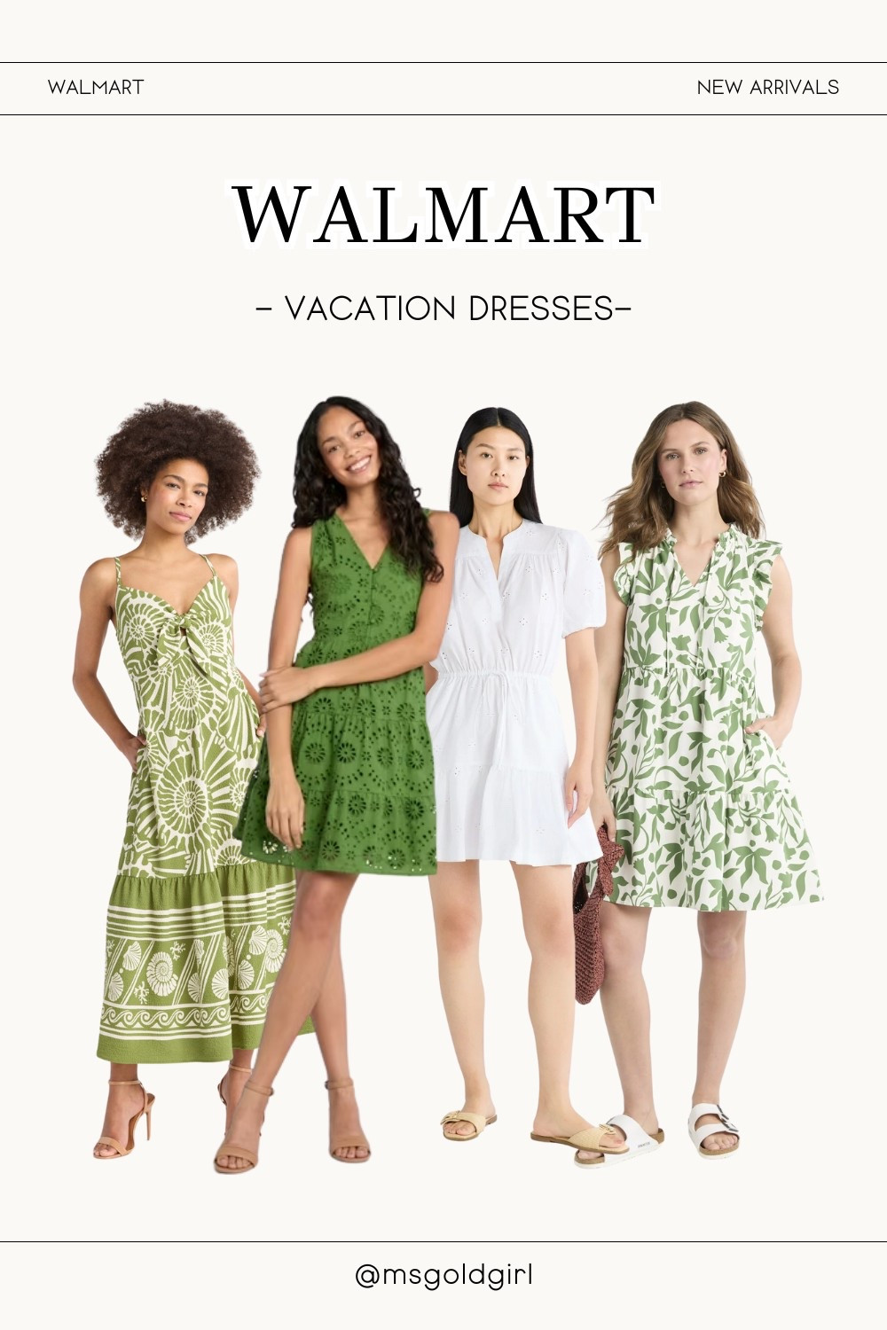 These green dresses are great for vacation. Pair with sandals and a raffia bag to complete the look  

#LTKStyleTip #LTKOver40 #LTKFindsUnder50