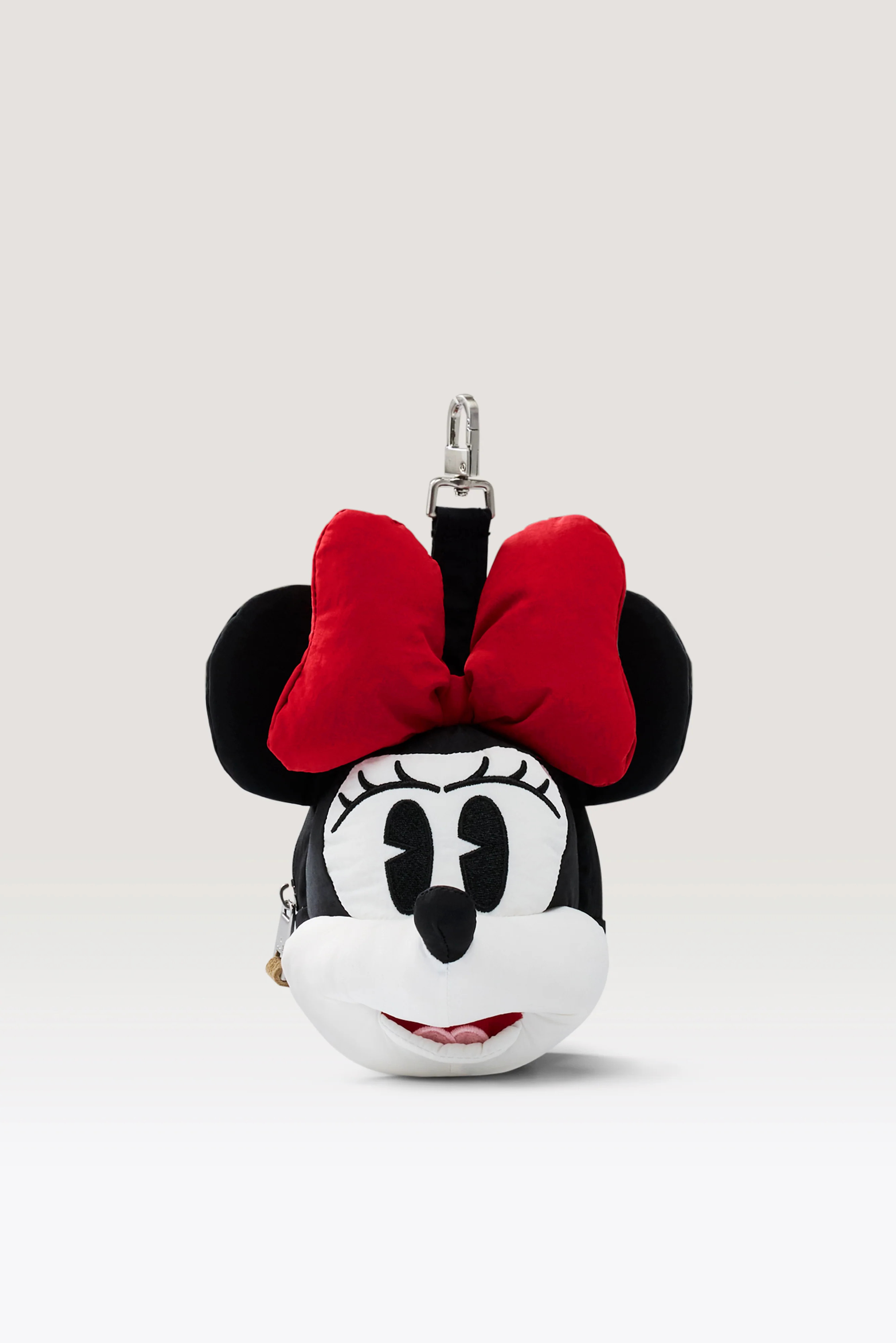 B\u00c9IS \u2018The Minnie Mouse Charm Pouch' in Black - Disney Bag Charm | BEIS