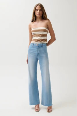 Penny High Rise Wide Leg Jean - Whisper | Pistola Denim