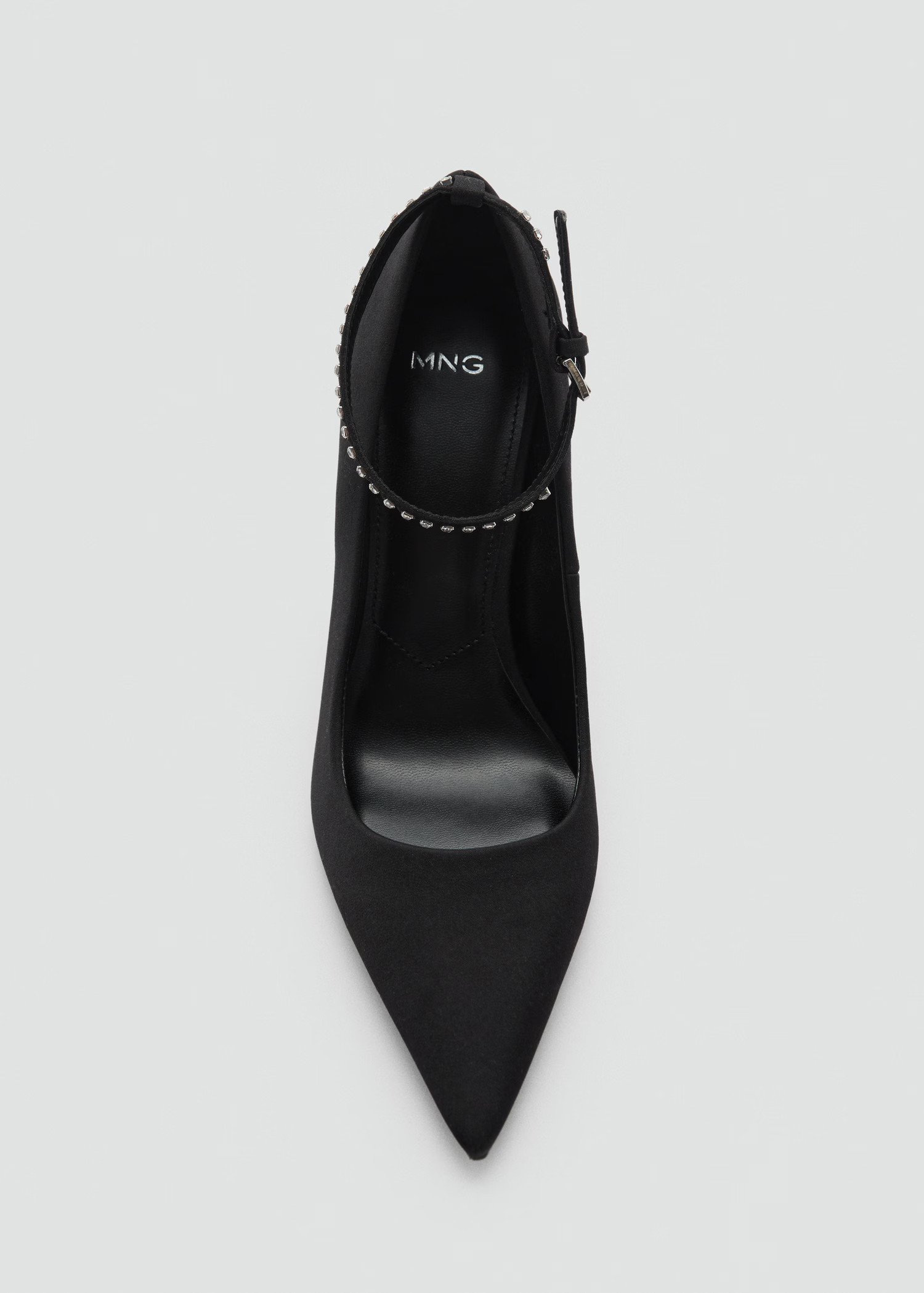 Heeled shoes with rhinestone bracelet - Women | MANGO United Kingdom | MANGO (UK)