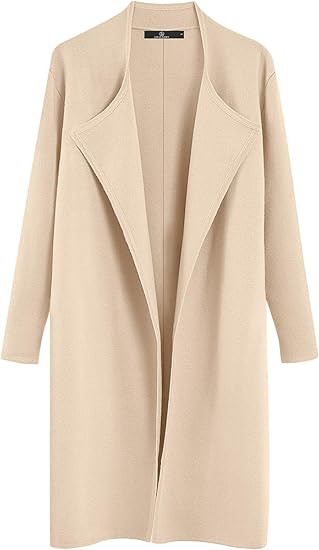 LILLUSORY Women's Long Cardigan Sweaters Oversized Fall Dressy Coatigan Jackets Trendy Knit Winte... | Amazon (US)