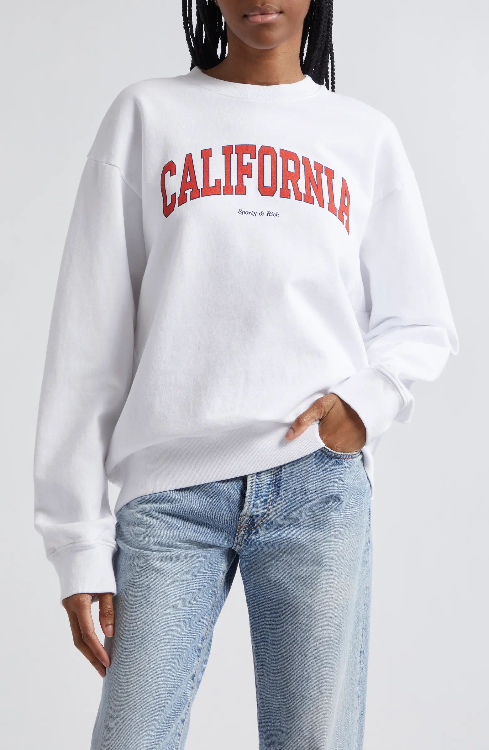 Sporty & Rich California Graphic Sweatshirt | Nordstrom | Nordstrom