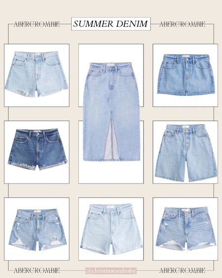 Summer denim finds from Abercrombie! 

#LTKSeasonal #LTKstyletip