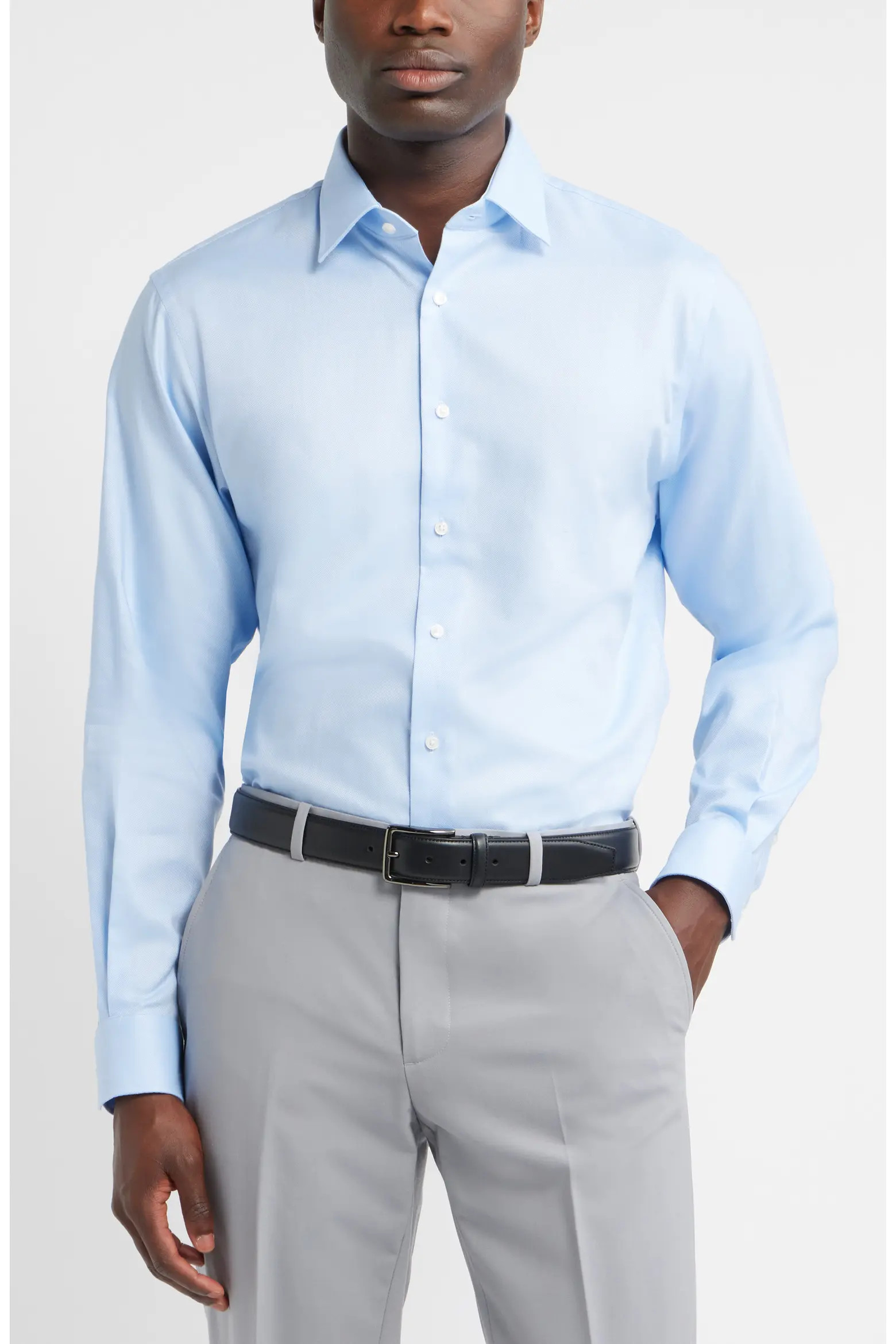 Traditional Fit Cotton Oxford Non-Iron Dress Shirt (Men) | Nordstrom | Nordstrom