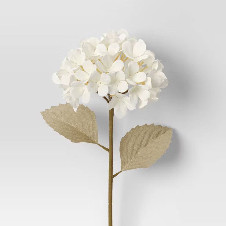 Hydrangea Stem Arrangement White - Threshold™ | Target