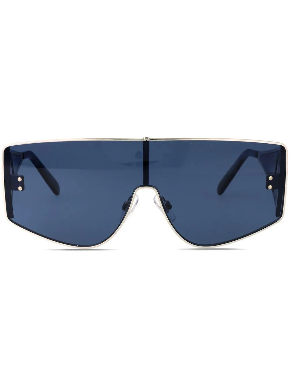 Dolce & Gabbana Eyewear logo-print sunglasses - Silver | Farfetch Global