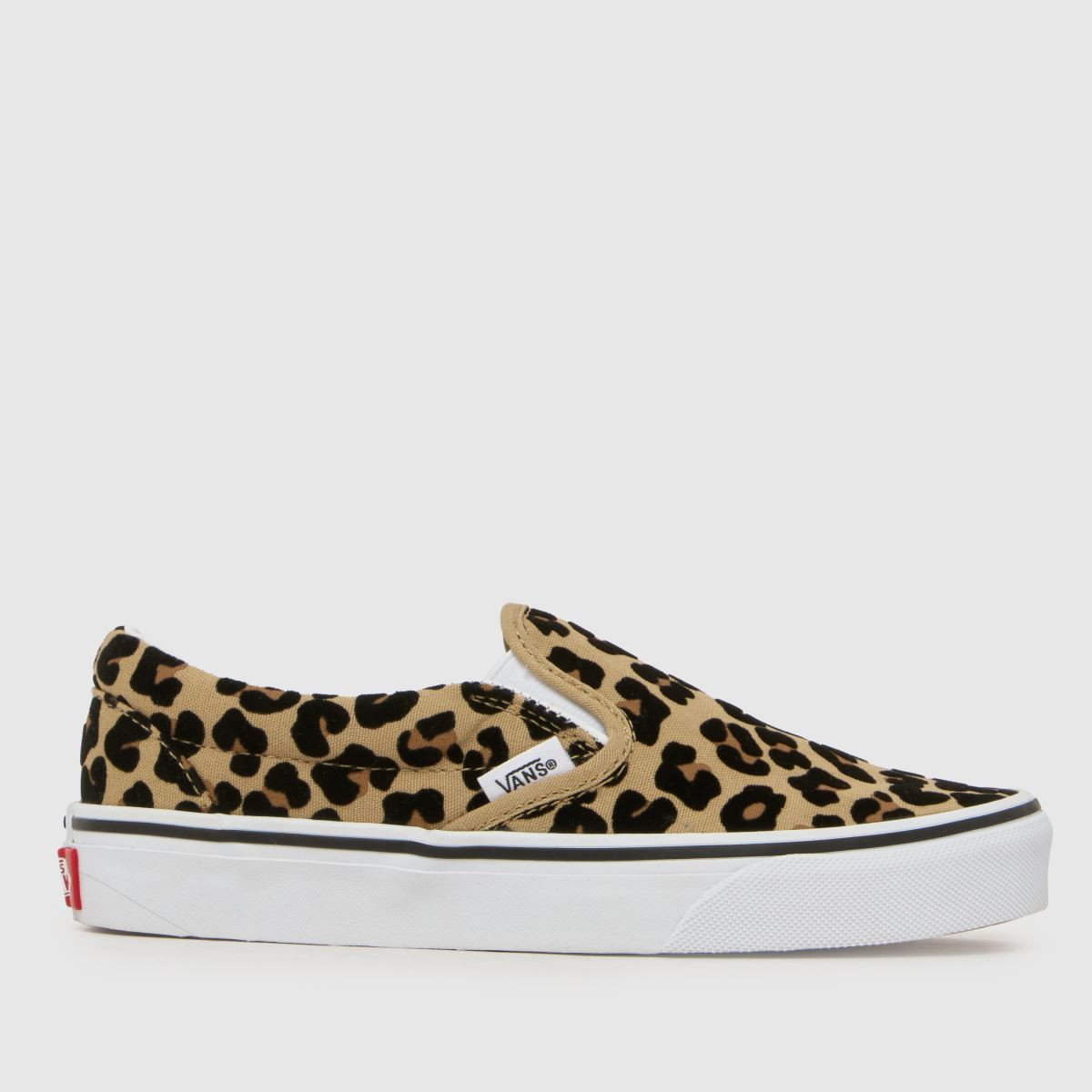 Womens Tan Vans Classic Slip-On Leopard Trainers | schuh | Schuh
