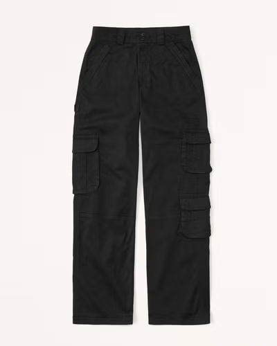 Women's Curve Love Relaxed Cargo Pant | Women's | Abercrombie.com | Abercrombie & Fitch (US)