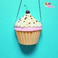 Miss Cherry Cupcake Bag/Purse Clutch - Custom Handmade Bags, Cupcake Purses, Purse, Cupcake, Cupcake | Etsy (US)