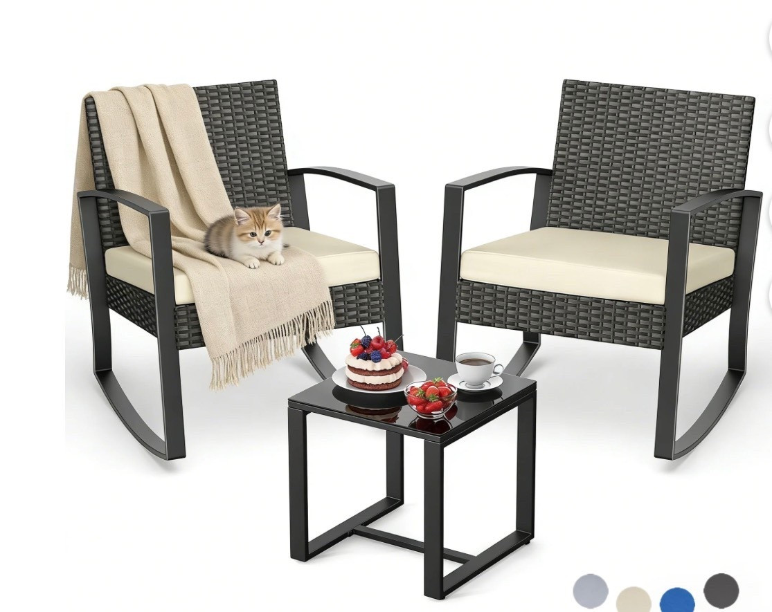 I purchased this patio set 4 yrs ago. I live in Louisiana, it’s hot and 100% humidity almost year round and they have held strong! 

#LTKstorytime #LTKSeasonal #LTKSaleAlert