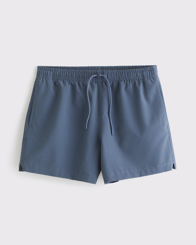Men's Pull-On Seersucker Swim Trunk | Men's Swimwear | Abercrombie.com | Abercrombie & Fitch (US)