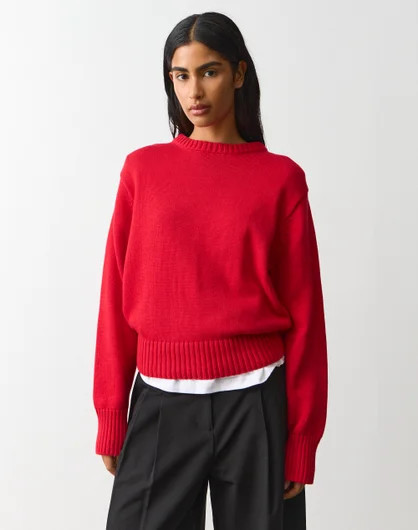 100% Cotton Crew Neck Knit Jumper | Glassons (Australia)