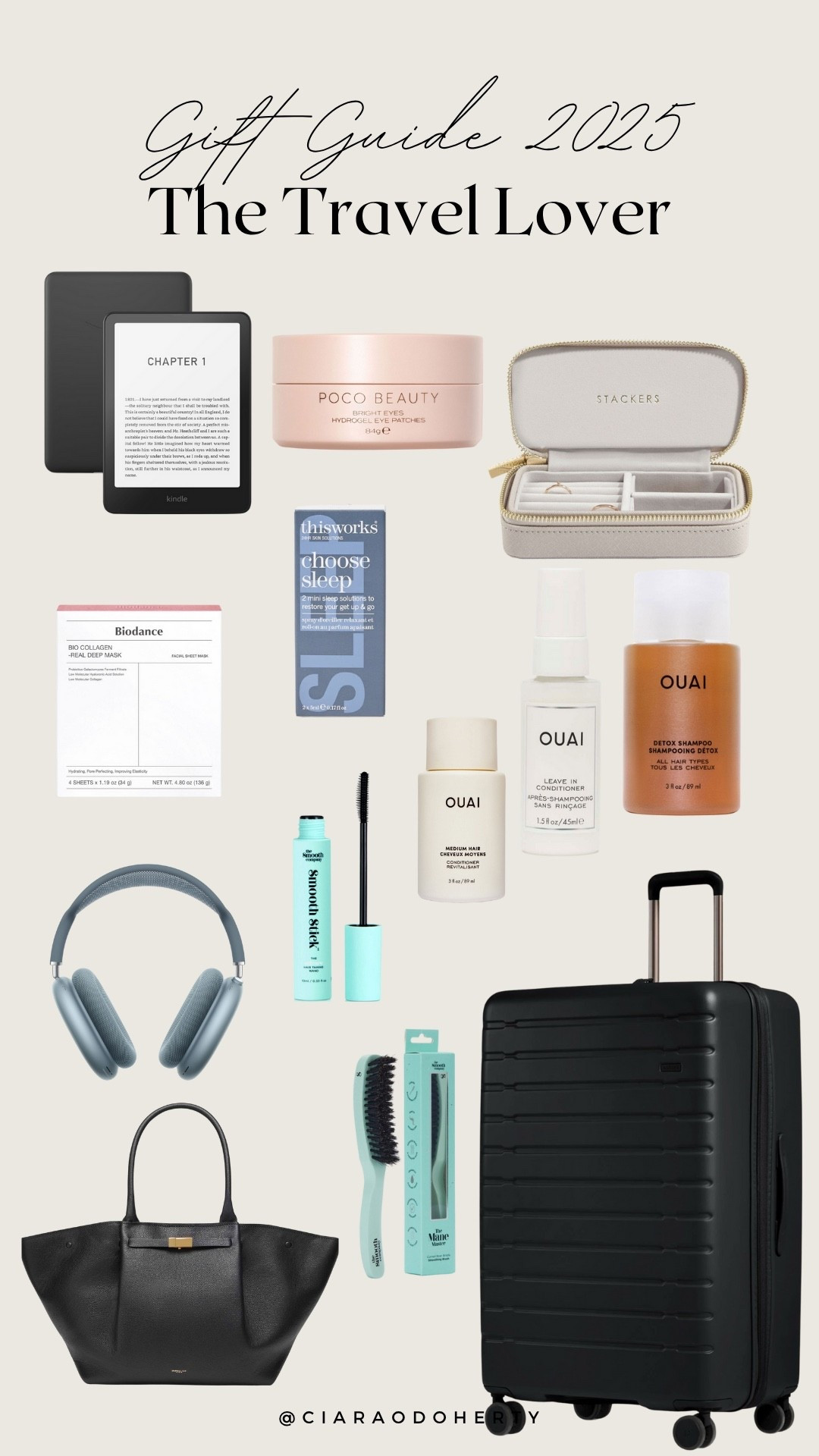 Gift guide 2025: The travel lover 
Kindle, pocco, eye mask, headphones, luggage 

#LTKfestive #LTKeurope #LTKireland