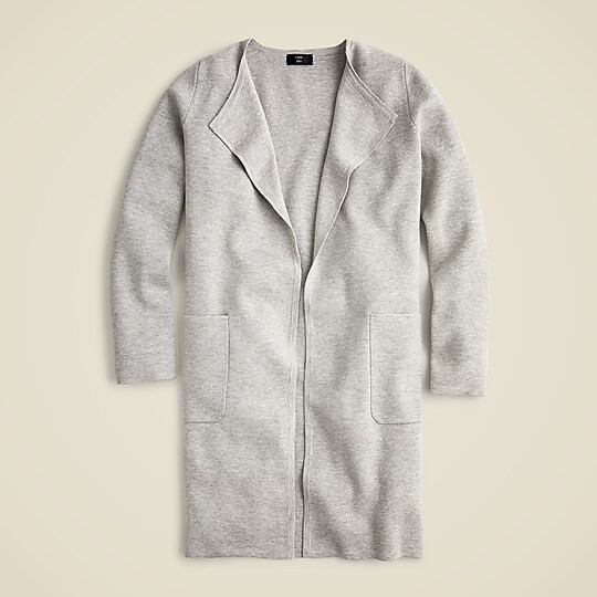 Juliette collarless sweater-blazer | J. Crew US