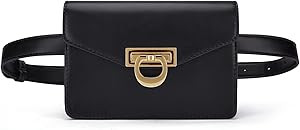 ECOSUSI Fanny Pack for Women PU Leather Belt Bag Waist Bag Fashion Waist Pack Pouch Small Purse f... | Amazon (US)