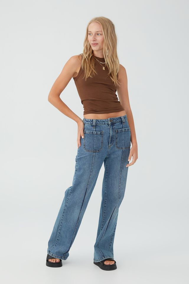 Thick Bind High Neck Tank | Cotton On (ANZ)