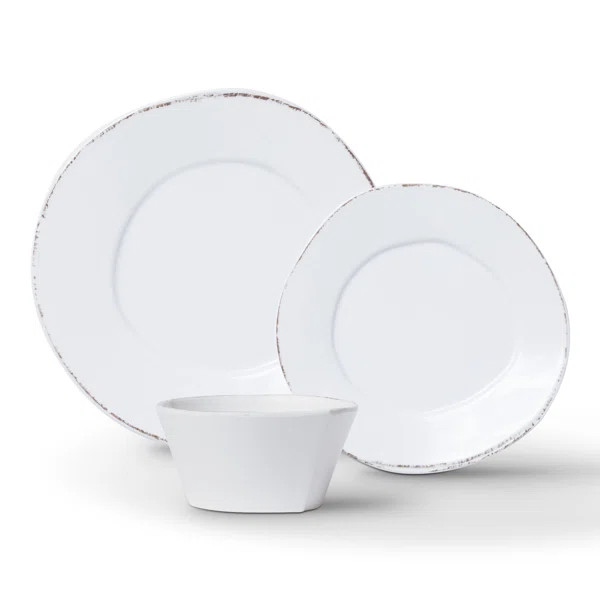 Melamine Lastra 3 Piece Place Setting Set, Service for 1 | Perigold