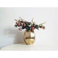 Vintage Gold Vase/Rustic | Etsy (UK)
