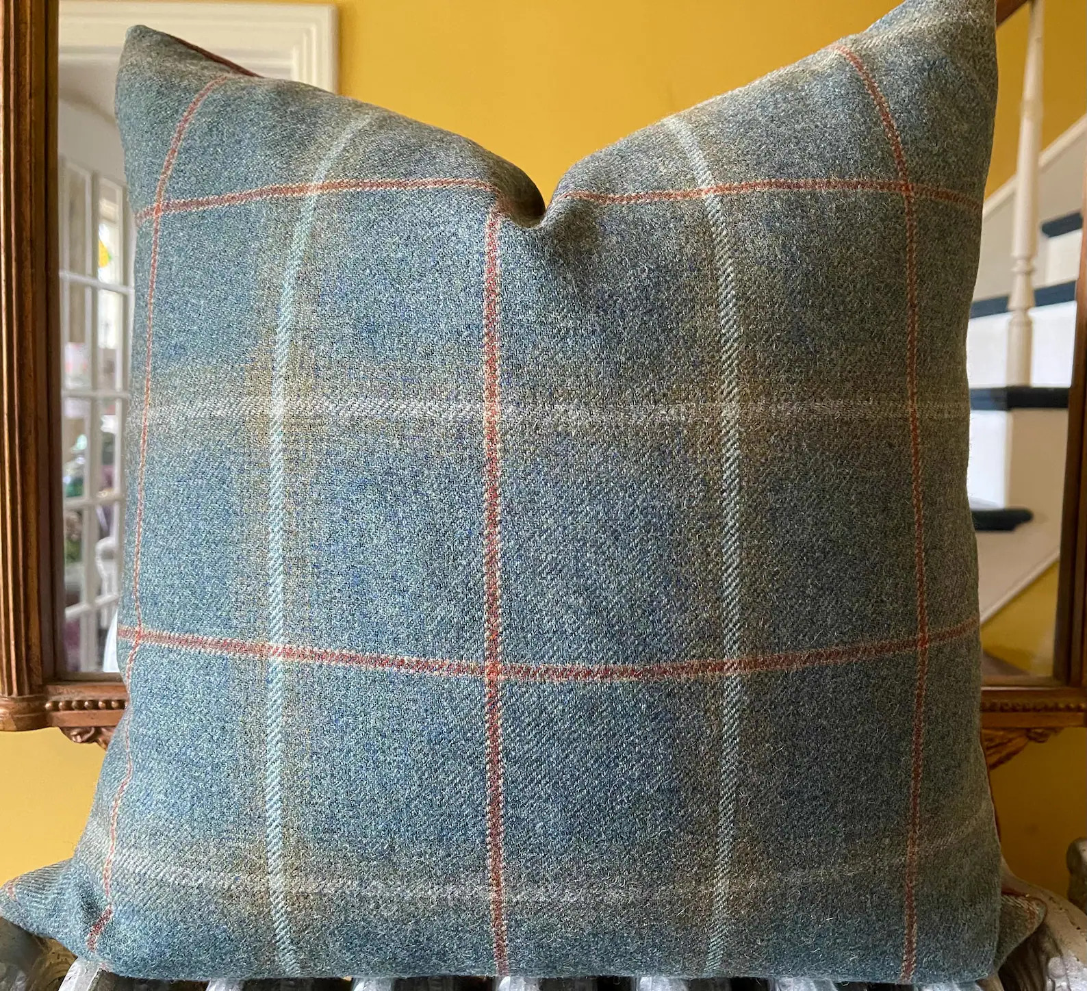 Ralph Lauren Denis Tattersall Heather 100% Wool Plaid Teals Pillow Cover All Sizes - Etsy | Etsy (Global)
