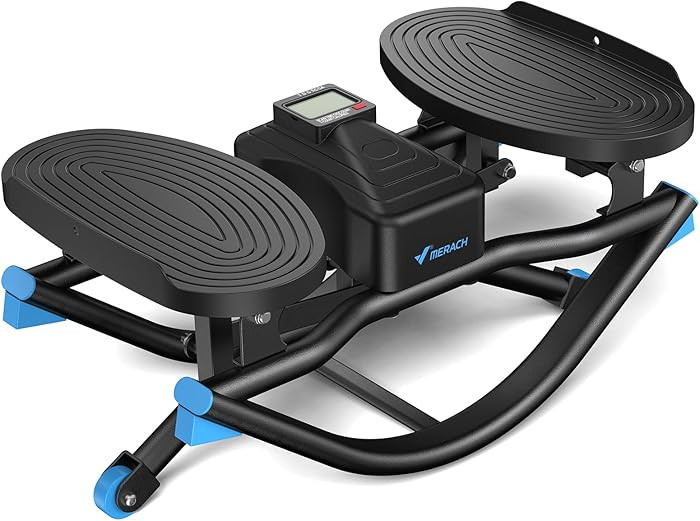 Merach Rocking Steppers for Exercise at Home,3D Motion Stair Stepper with Resistance Bands for Fu... | Amazon (US)
