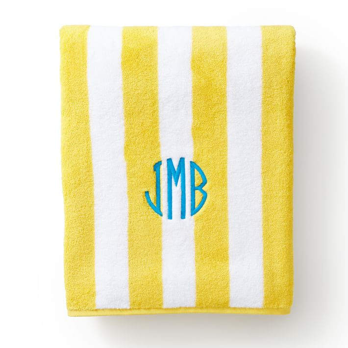 Cabana Stripe Beach Towel | Mark and Graham
